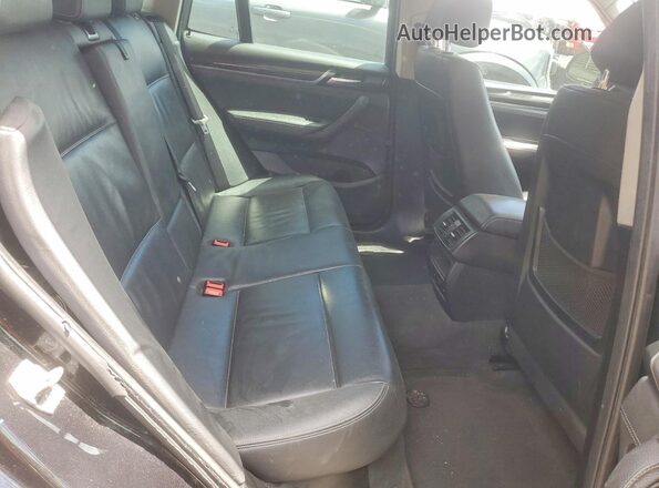 5UXWX9C31H0T20146 2017 BMW X3 Black Սալոնի հետևի տեսք
