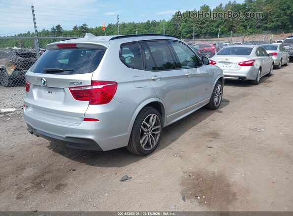 5UXWX9C32H0T20866 2017 BMW X3 Silver Tył prawy