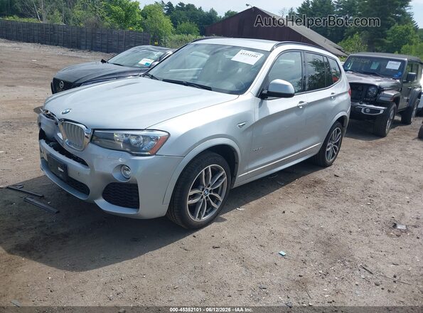 5UXWX9C32H0T20866 2017 BMW X3 Silver Przód lewy