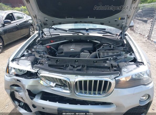 5UXWX9C32H0T20866 2017 BMW X3 Silver Widok z tyłu