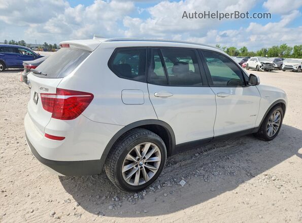 5UXWX9C32H0T20883 2017 BMW X3 White Հետևի աջ