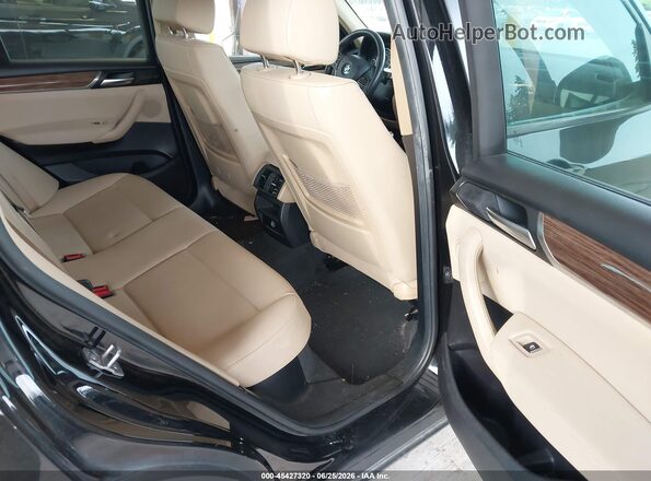 5UXWX9C33H0T22528 2017 BMW X3 Black Vista de la etiqueta del VIN