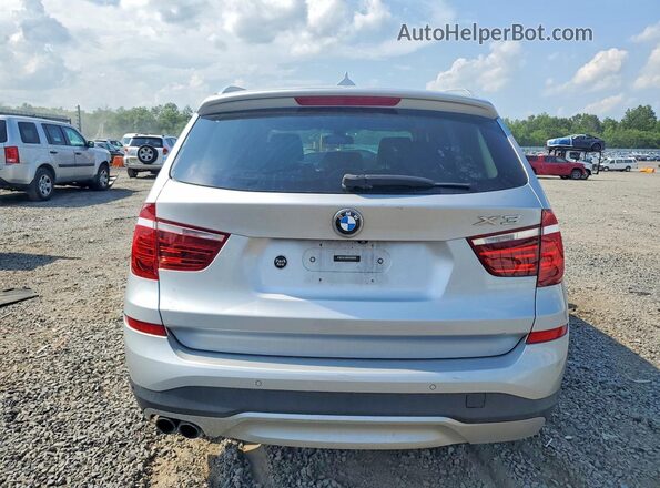 5UXWX9C34H0T19055 2017 BMW X3 Silver Rear view