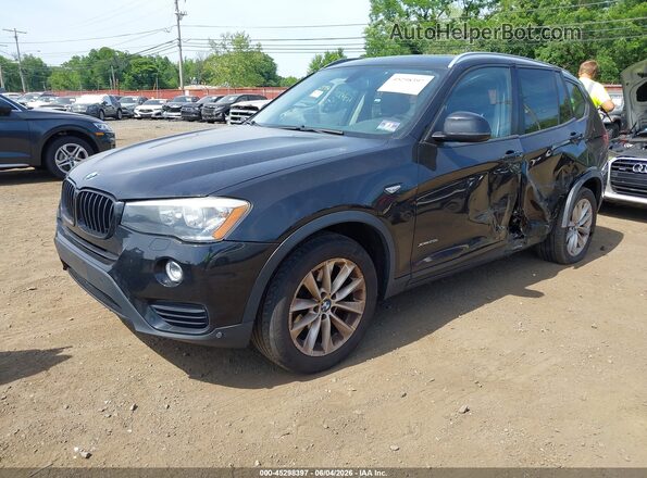 5UXWX9C34H0W67051 2017 BMW X3 Black Vista tres cuartos delantera izquierda