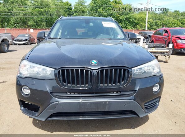 5UXWX9C34H0W67051 2017 BMW X3 Black Vista del cuadro de instrumentos