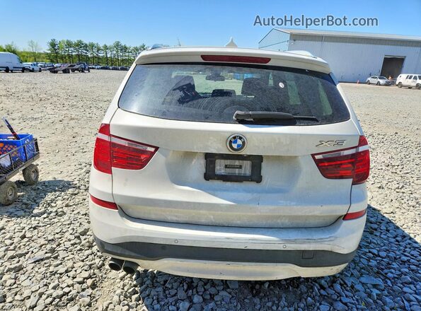 5UXWX9C34H0W67213 2017 BMW X3 White Rear view