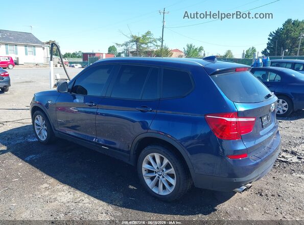 5UXWX9C35H0T20330 2017 BMW X3 Blue Tył lewy