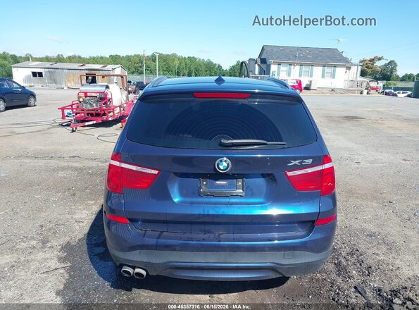 5UXWX9C35H0T20330 2017 BMW X3 Blue 