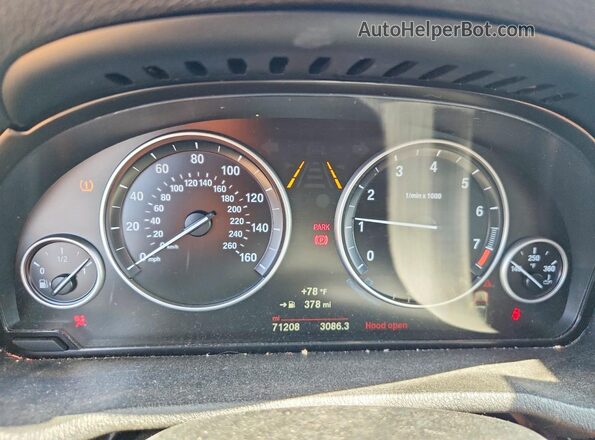 5UXWX9C35H0T21901 2017 BMW X3 White Instrument cluster view