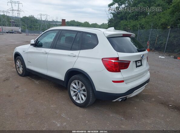 5UXWX9C36H0T24922 2017 BMW X3 White Հետևի ձախ