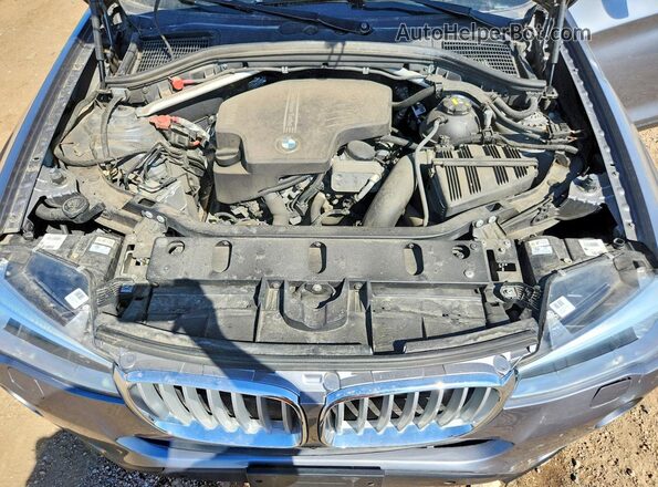 5UXWX9C36H0W75393 2017 BMW X3 Gray Vista interior trasera