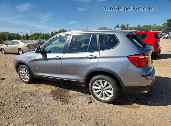 5UXWX9C36H0W75393 2017 BMW X3 Gray Trasero izquierdo