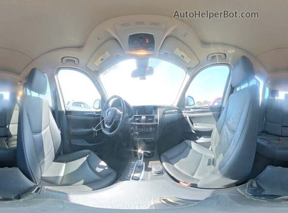 5UXWX9C36H0W75393 2017 BMW X3 Gray Vista de la etiqueta del VIN