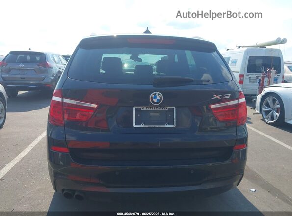 5UXWX9C38H0W70826 2017 BMW X3 Black 