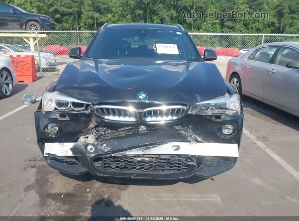5UXWX9C38H0W70826 2017 BMW X3 Black Widok zestawu wskaźników