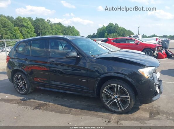 5UXWX9C38H0W70826 2017 BMW X3 Black Widok wnętrza z tyłu