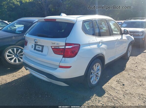 5UXWX9C39H0W80099 2017 BMW X3 White 