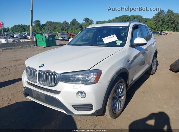 5UXWX9C39H0W80099 2017 BMW X3 White 