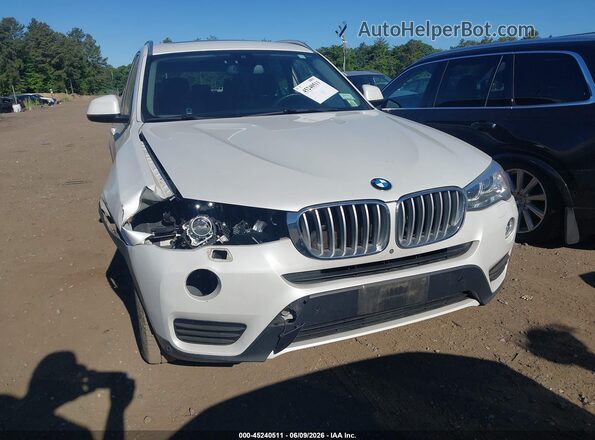 5UXWX9C39H0W80099 2017 BMW X3 White 