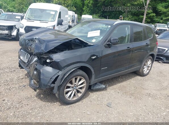 5UXWX9C3XH0W67779 2017 BMW X3 Black Przód lewy
