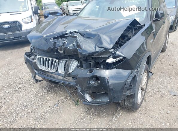 5UXWX9C3XH0W67779 2017 BMW X3 Black Widok z przodu