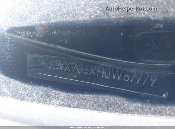 5UXWX9C3XH0W67779 2017 BMW X3 Black 
