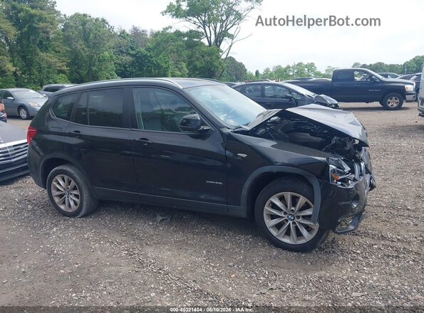 5UXWX9C3XH0W67779 2017 BMW X3 Black Widok zestawu wskaźników