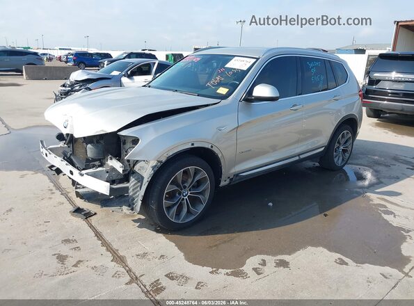 5UXWX9C50G0D79269 2016 BMW X3 Silver Przód lewy