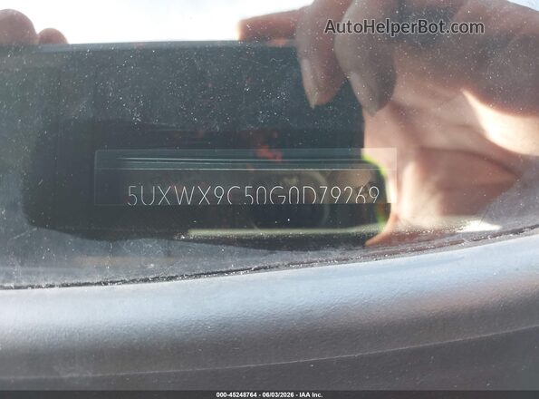 5UXWX9C50G0D79269 2016 BMW X3 Silver 