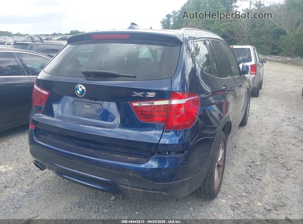 5UXWX9C50H0D99149 2017 BMW X3 Blue Հետևի աջ