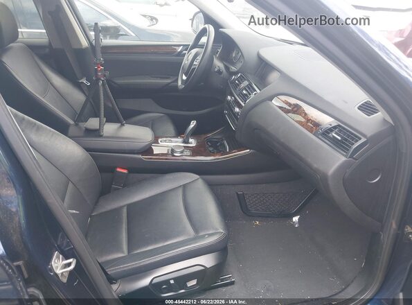 5UXWX9C50H0D99149 2017 BMW X3 Blue Սալոնի դիմացի տեսք