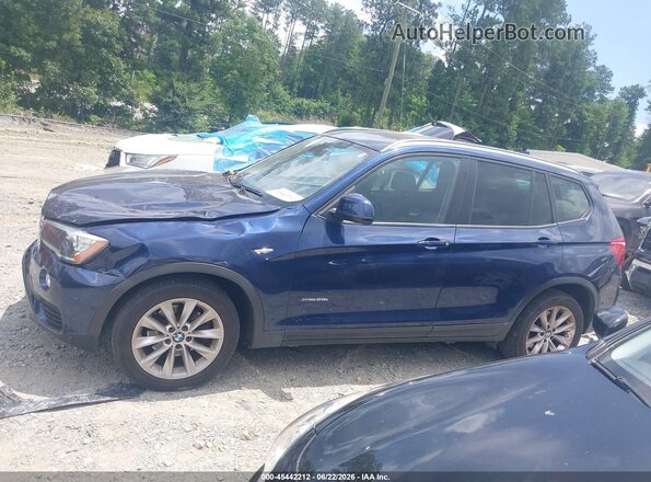 5UXWX9C50H0D99149 2017 BMW X3 Blue Սալոնի 360 աստիճան տեսք