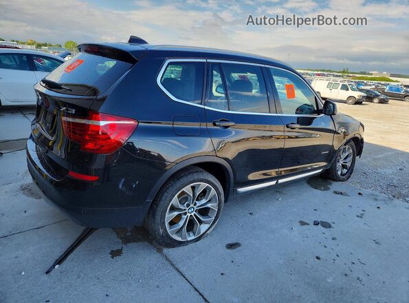 5UXWX9C50H0T01931 2017 BMW X3 Черный Задняя правая четверть