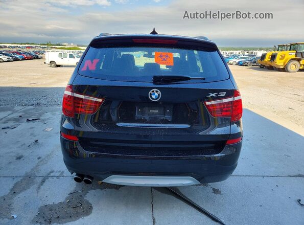 5UXWX9C50H0T01931 2017 BMW X3 Черный Вид сзади