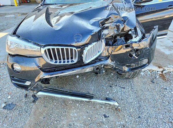 5UXWX9C50H0T01931 2017 BMW X3 Черный Вид подкапотного пространства