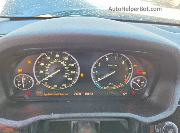 5UXWX9C50H0T01931 2017 BMW X3 Черный Вид щитка приборов