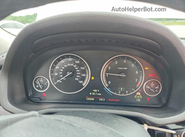 5UXWX9C50H0T09205 2017 BMW X3 Tan Вид щитка приладів