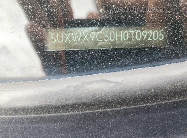 5UXWX9C50H0T09205 2017 BMW X3 Tan Вид наклейки з VIN-кодом