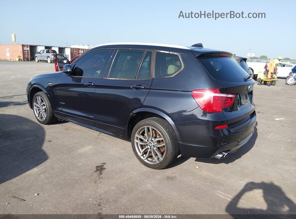 5UXWX9C51G0D71245 2016 BMW X3 Dark Blue Trasero izquierdo