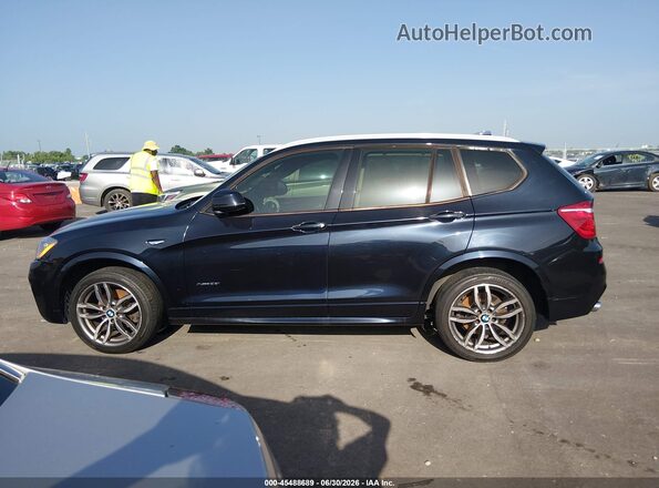 5UXWX9C51G0D71245 2016 BMW X3 Dark Blue Vista interior de 360 grados