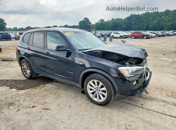 5UXWX9C51G0D84044 2016 BMW X3 Black Передня права чверть