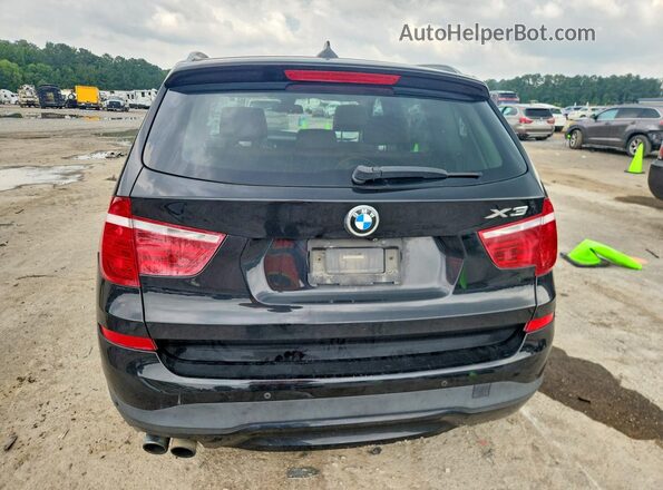 5UXWX9C51G0D84044 2016 BMW X3 Black Вид ззаду