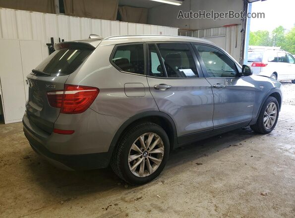5UXWX9C51G0D92015 2016 BMW X3 Серый Задняя правая четверть