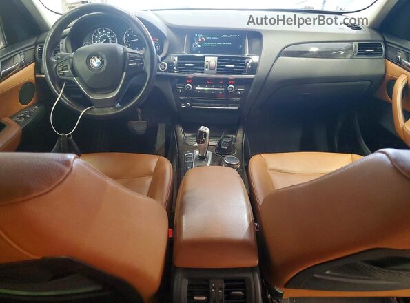5UXWX9C51G0D92015 2016 BMW X3 Серый Вид панели приборов