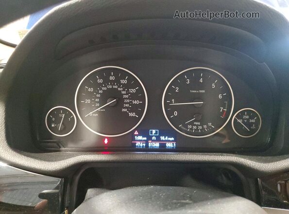 5UXWX9C52G0D75188 2016 BMW X3 Blue Սարքավորումների վահանակի տեսք