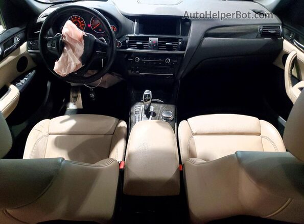5UXWX9C52G0D76163 2016 BMW X3 Черный Вид панели приборов
