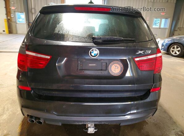 5UXWX9C52G0D76163 2016 BMW X3 Черный Вид сзади