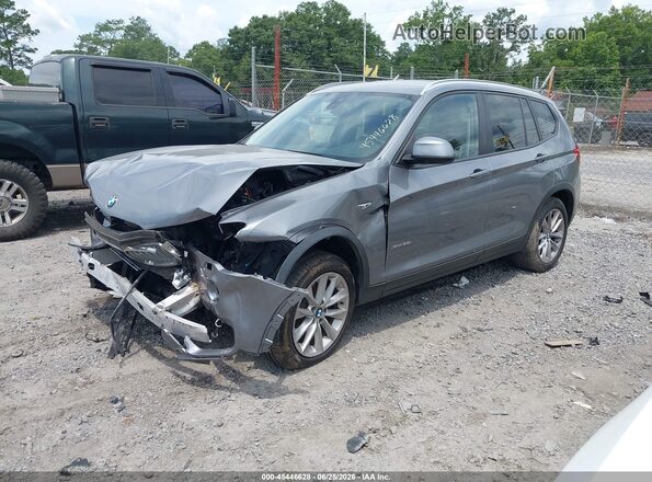 5UXWX9C52G0D82786 2016 BMW X3 Gray Przód lewy