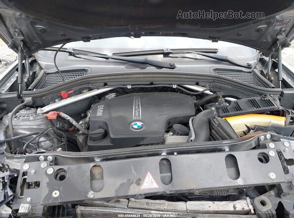 5UXWX9C52G0D82786 2016 BMW X3 Gray Widok z tyłu