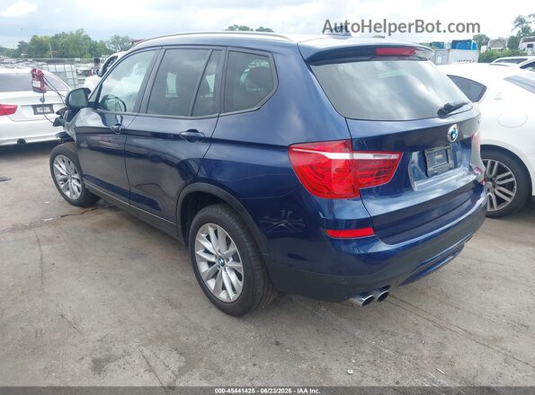 5UXWX9C52G0D89415 2016 BMW X3 Blue Trasero izquierdo